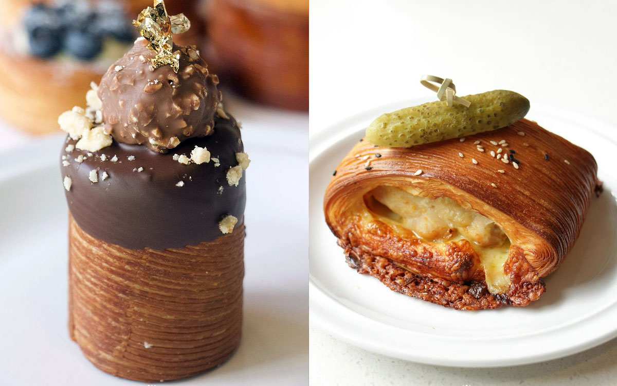 Dona Bakehouse Popup - Exclusive pastries Dona Bakehouse Popup - two unique creations like the Ferrero Rocher Danish ($6) and Lemongrass Chicken Pain Suisse ($6.80)