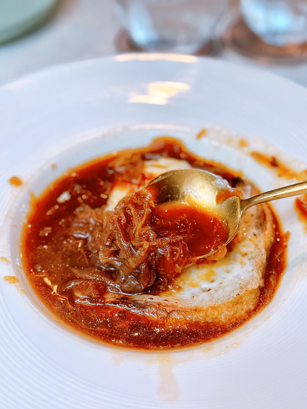 Photo of French Onion Soup at Vineyard Restaurant Singapore