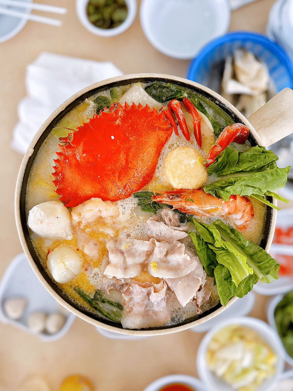 Charcoal Claypot Crab Crab