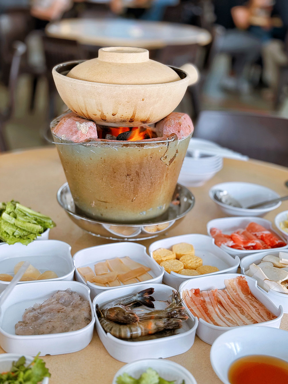 Charcoal Claypot Crab Charcoal Claypot