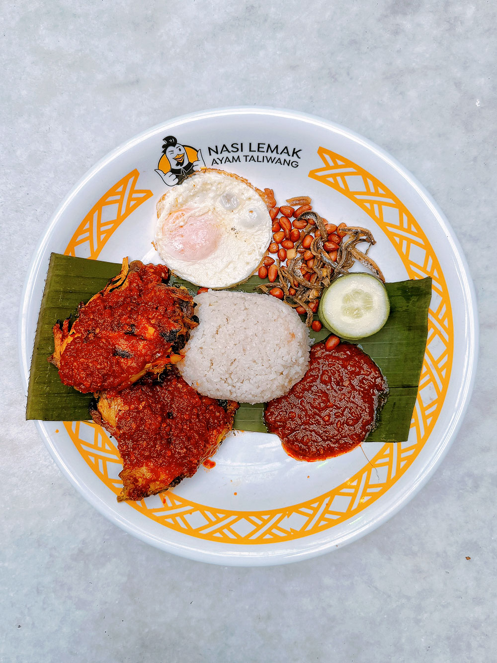 nasi-lemak-ayam-taliwang-sg Photo of a plate of Nasi Lemak Ayam Taliwang from Nasi Lemak Ayam Taliwang